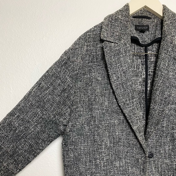 Topshop single-breasted coat - Picture 4 of 6